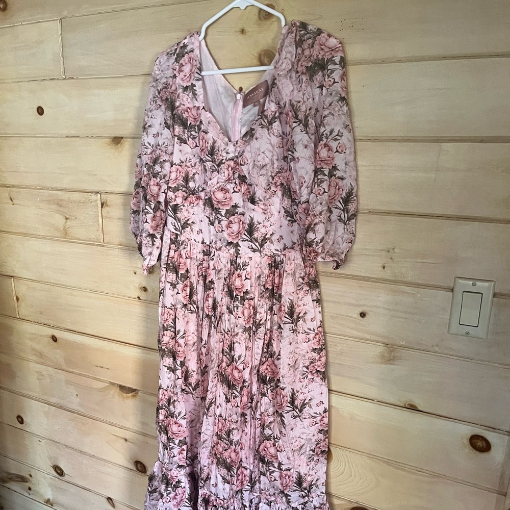 JessaKae Blush Pink Floral Dress